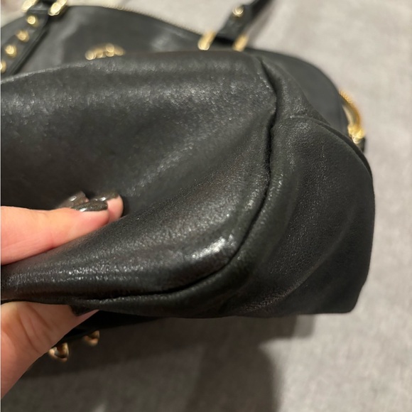 Tory Burch black leather Studded Bag in EUC. - Picture 7 of 10